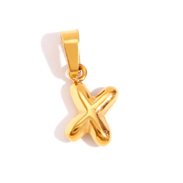 Collier Pendentif Lettre Bulle Chic