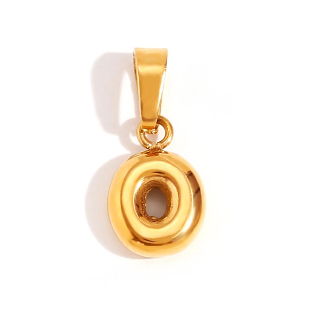 Collier Pendentif Lettre Bulle Chic