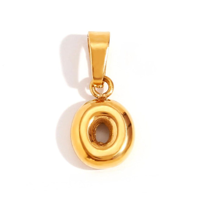 Collier Pendentif Lettre Bulle Chic