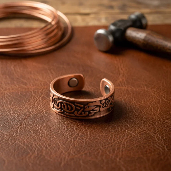 Bague en cuivre Burr Aura