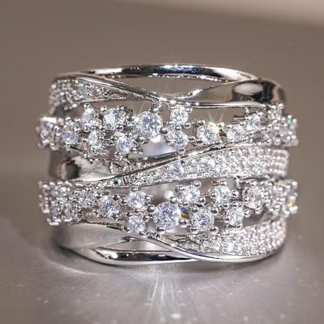 Bague en Cristal de Luxe