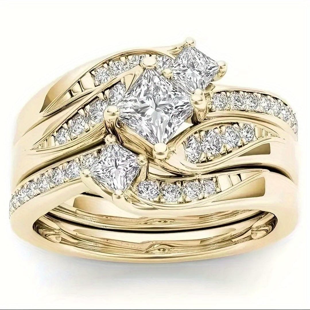 Ensemble de Bagues Cluster Princesse