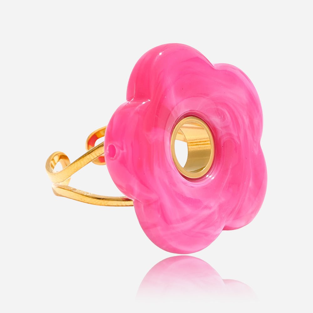 Bague Ouverte Fleur de Bonbon