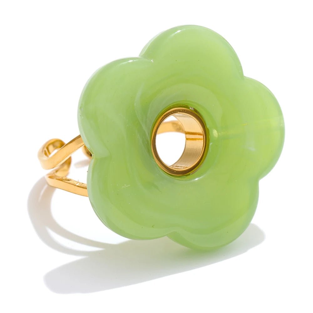 Bague Ouverte Fleur de Bonbon