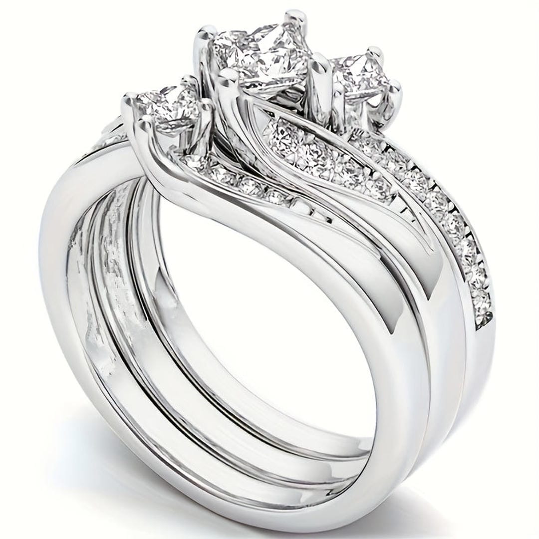Ensemble de Bagues Cluster Princesse