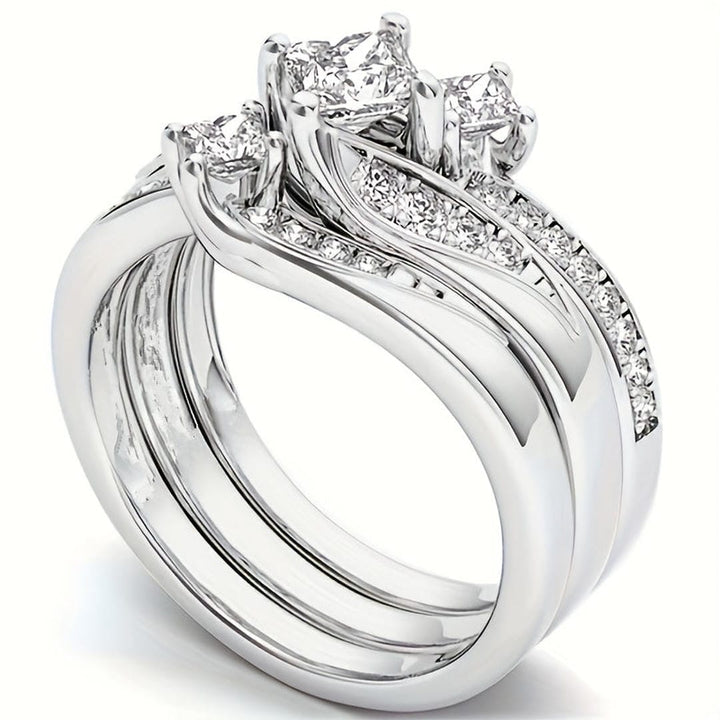 Ensemble de Bagues Cluster Princesse