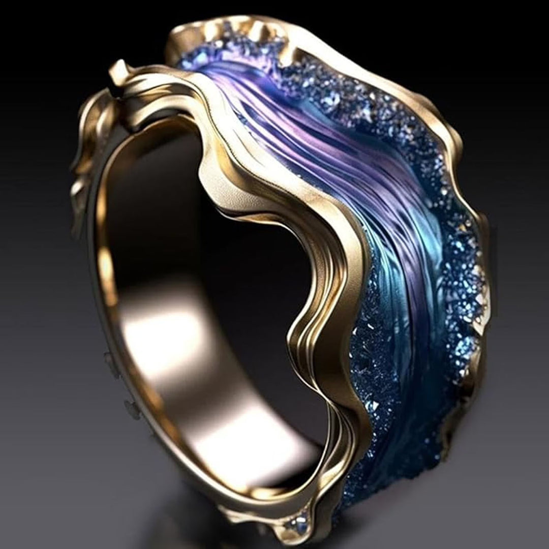 Bague en Or Océanique