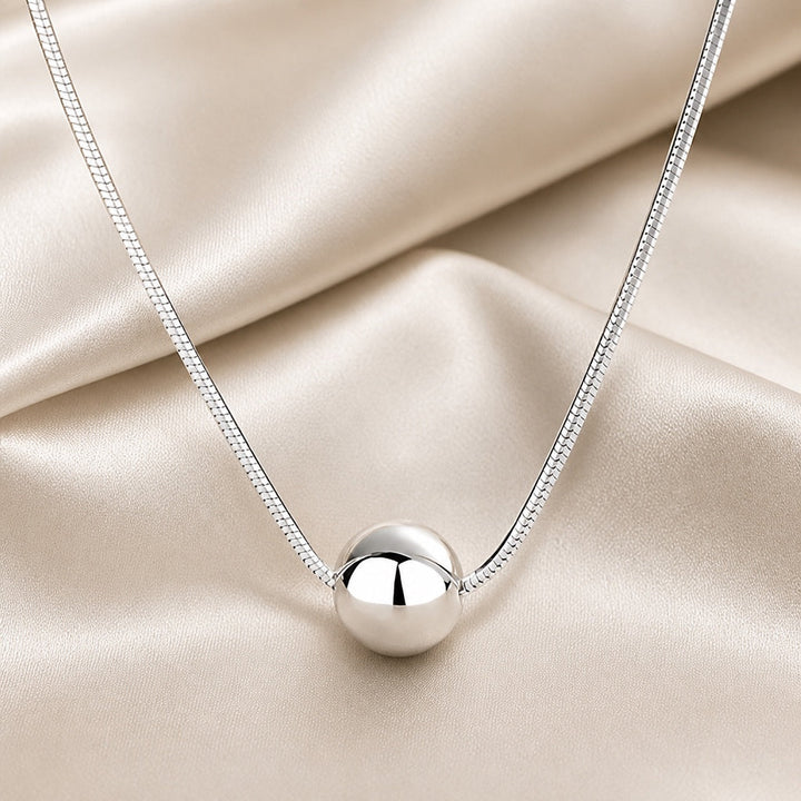 Collier en Or Blanc avec Perles
