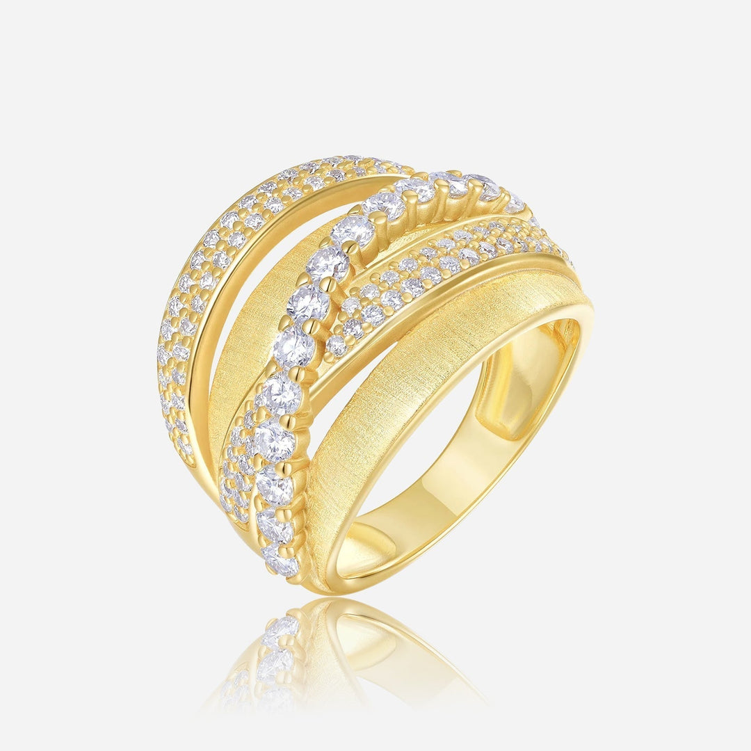 Bague Moissanite Céleste Orbit