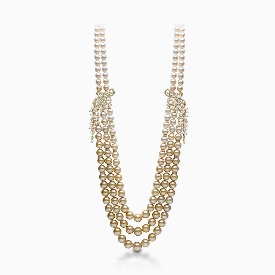 Collier Perle Gala Champagne