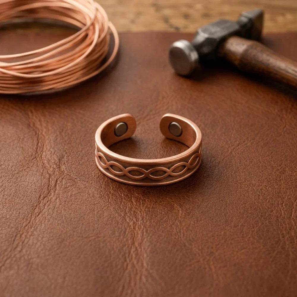 Bague en cuivre Char Bloom