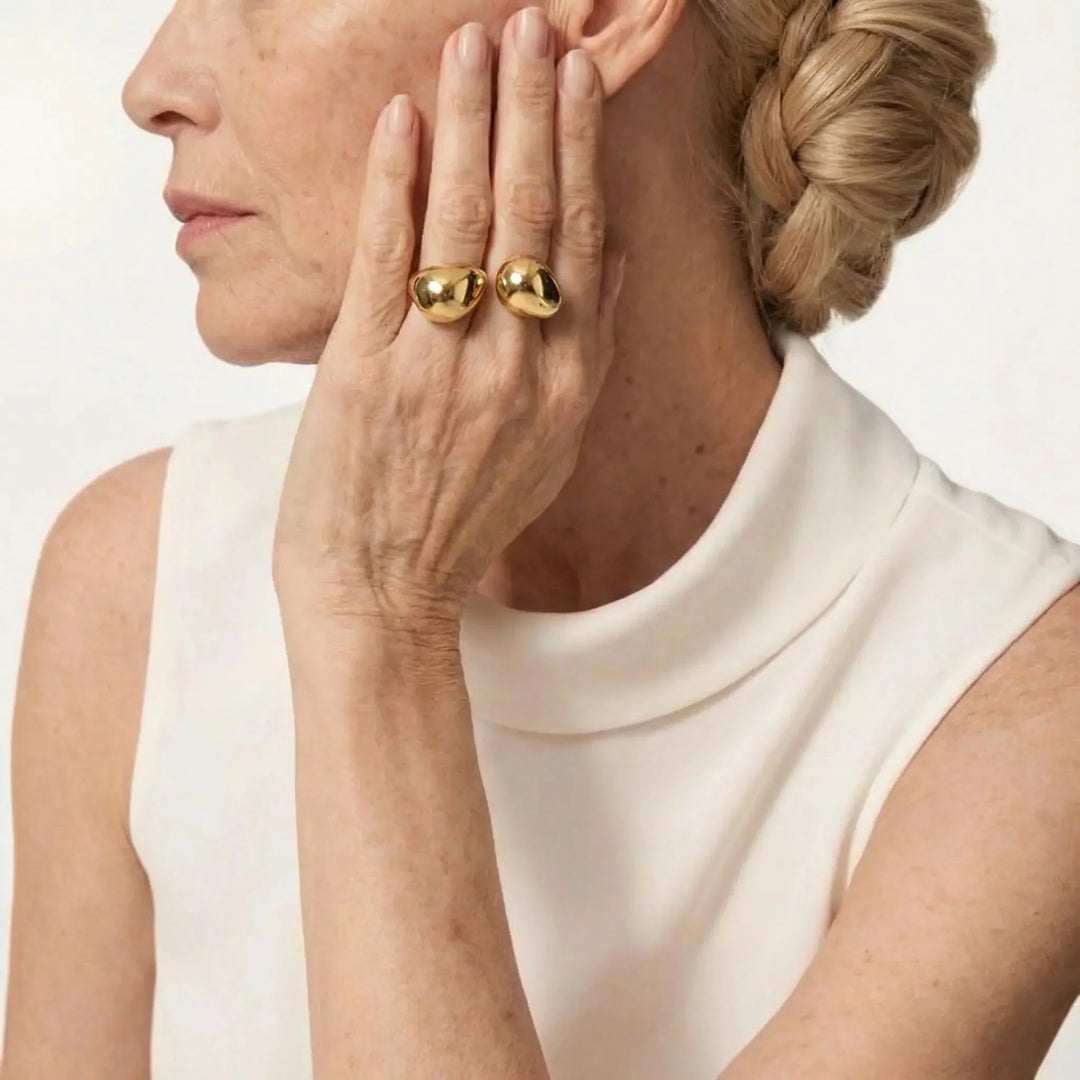 Bague Épaisse Goutte d&