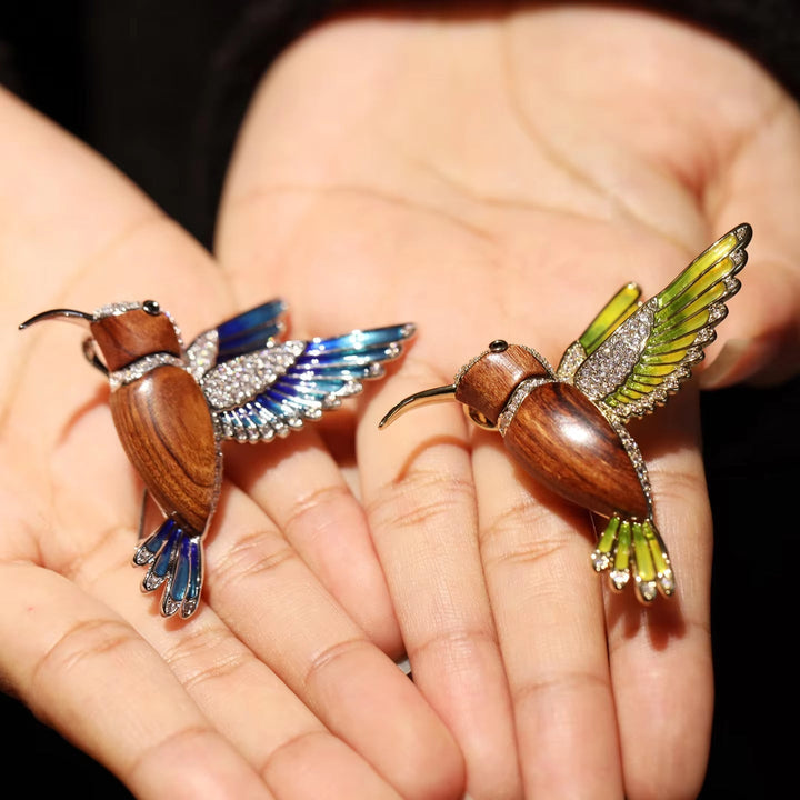 Broche en Cobalt Volant