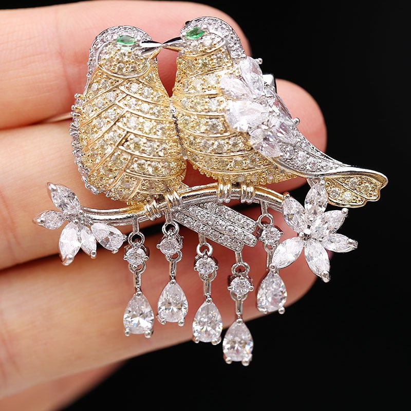 Broche Oiseaux d&