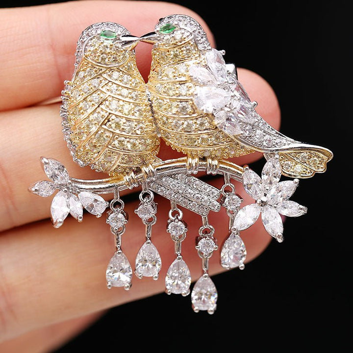 Broche Oiseaux d&