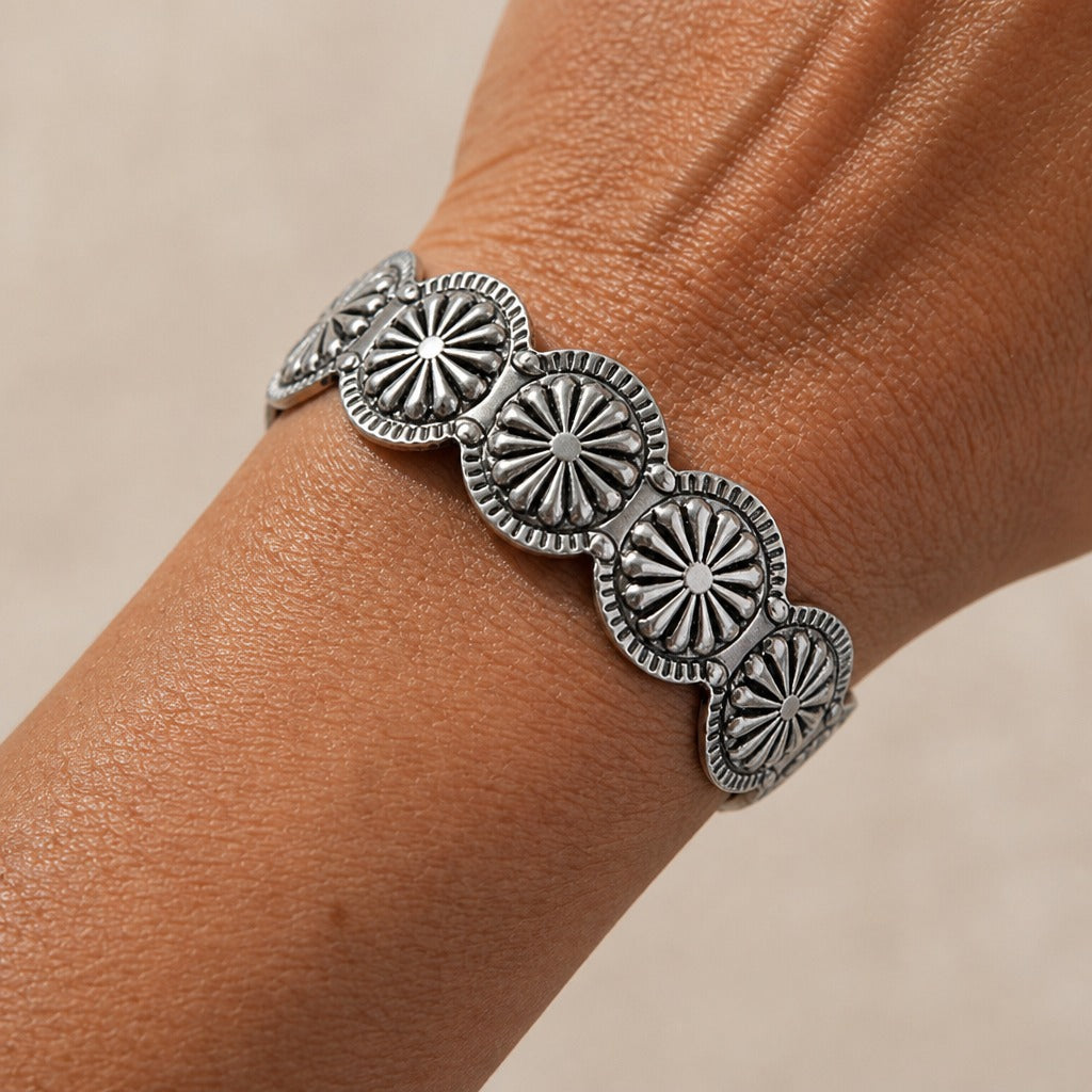 Bracelet Floral Sculptural Victorien