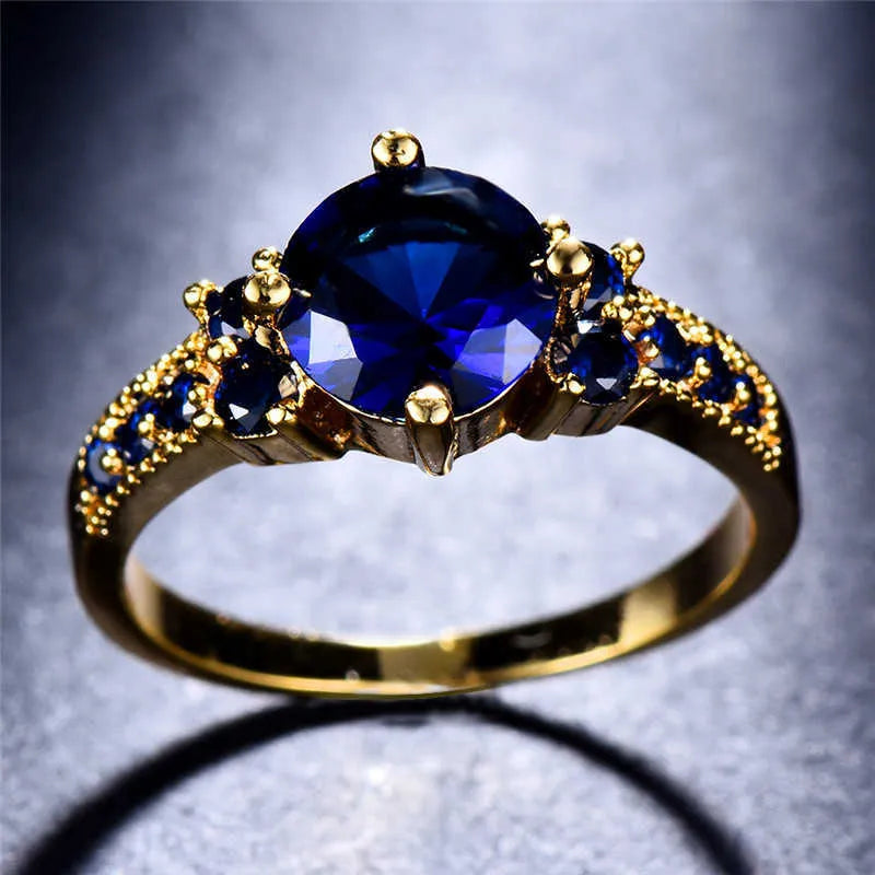Bague Solitaire Ronde Royale Accent
