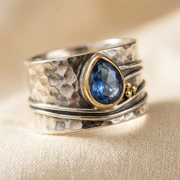 Accent Ring with Silver and Gold Setting