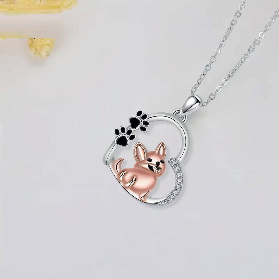 Collier Pendentif Cœur pour Chien