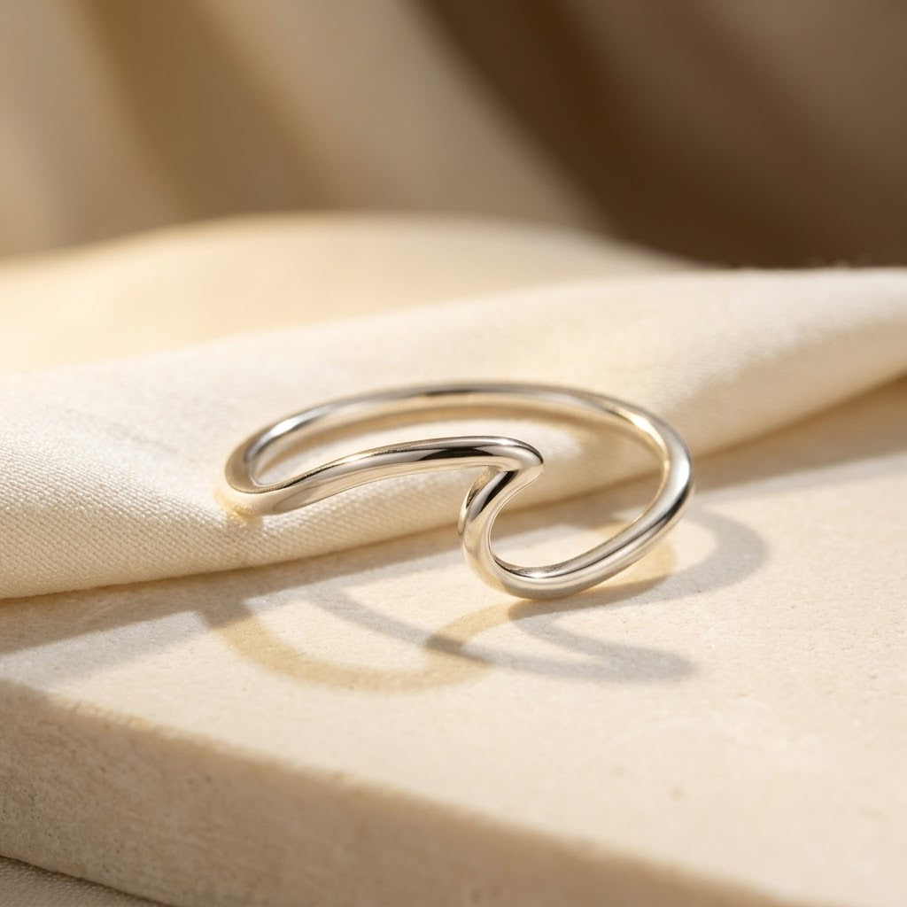 Minimalist Open Silver Ring