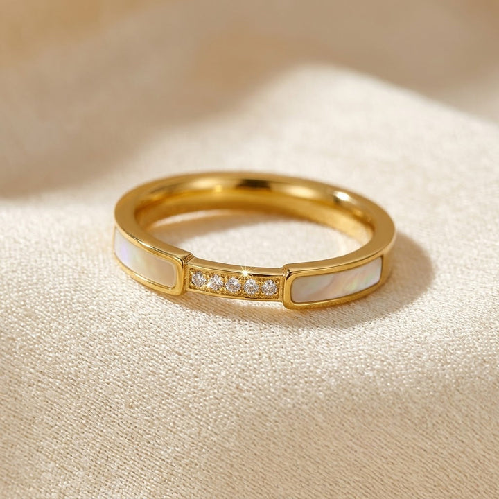Bague en Or Incrustée