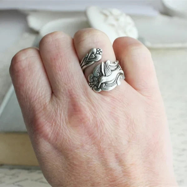 Bague Colibri Fleur