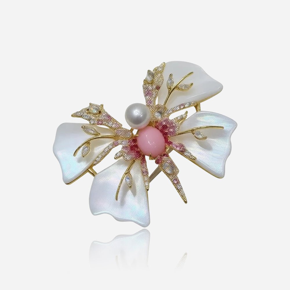 Broche Fleur de Libellule