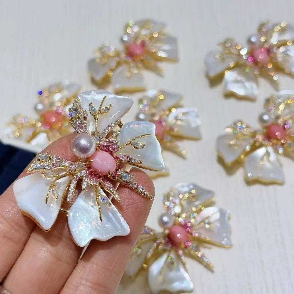 Broche Fleur de Libellule