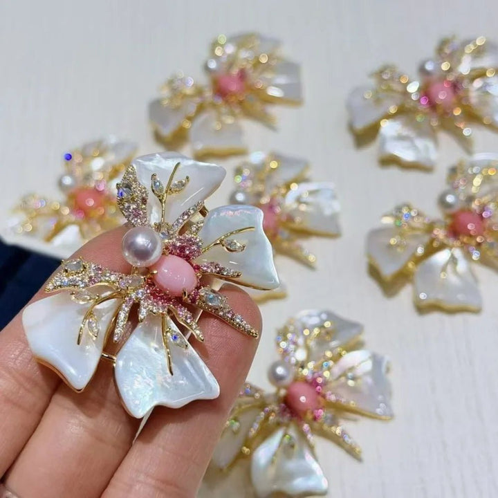 Broche Fleur de Libellule