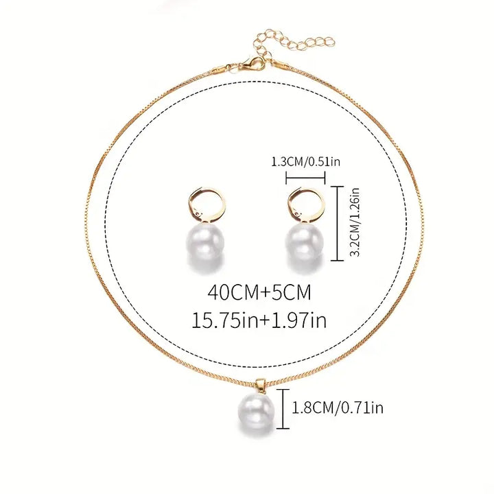 Collier élégant en perles gracieuses