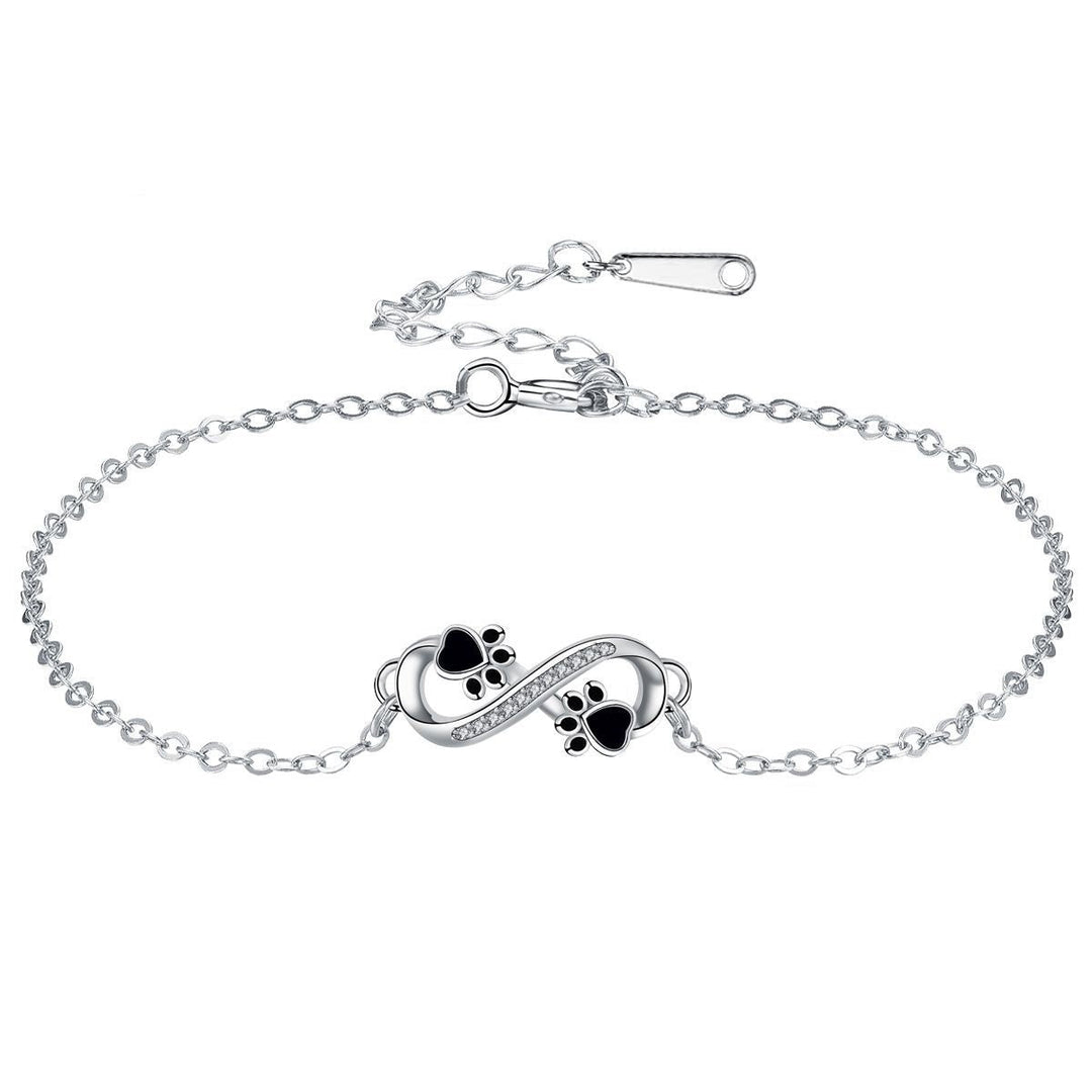 Pendentif Infini en Bracelet Patte d&