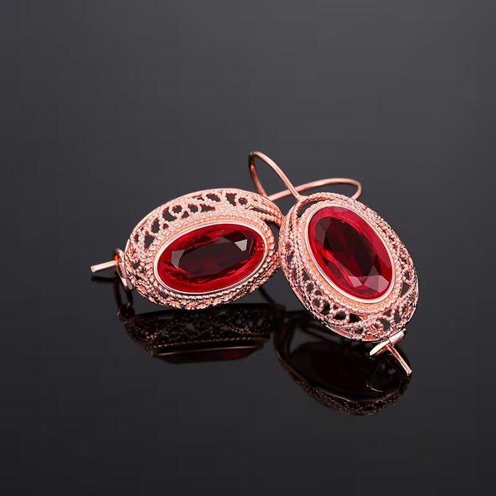 Bague en filigrane ovale avec perle sophistiquée