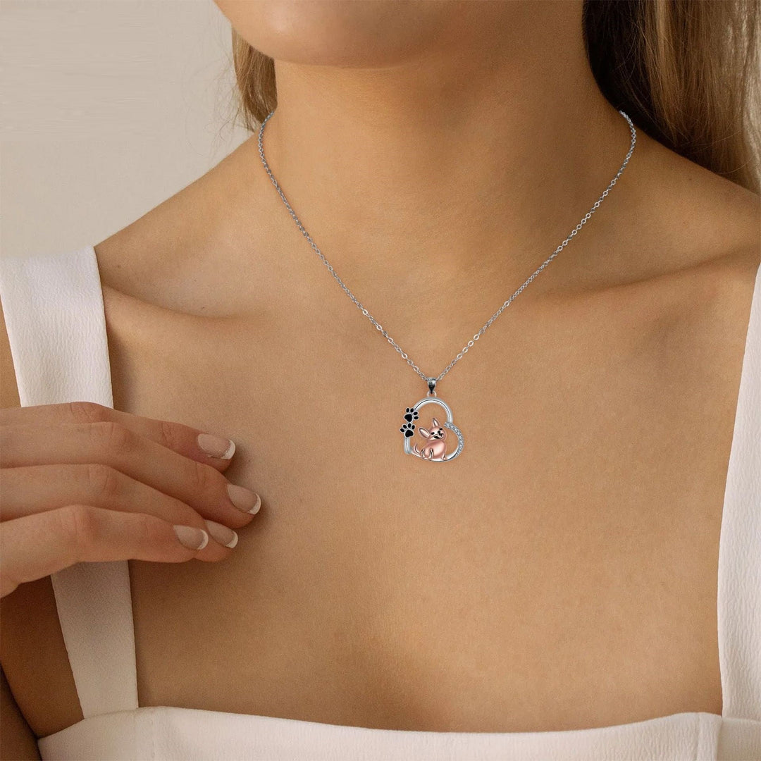 Collier Pendentif Cœur pour Chien