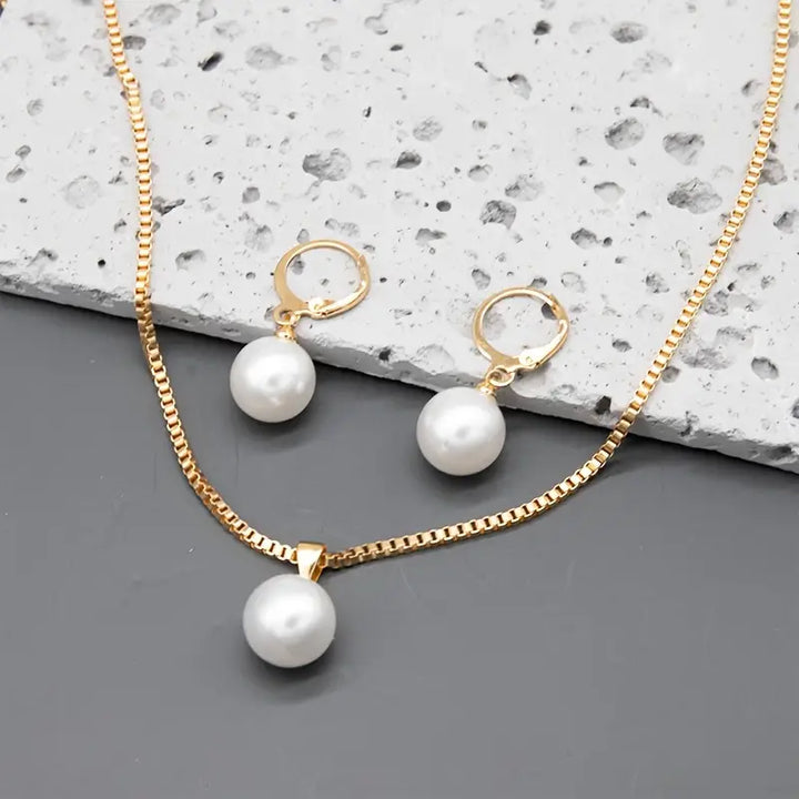 Collier élégant en perles gracieuses