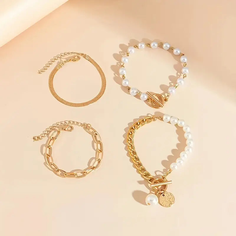 Ensemble de Bracelets de Poignet Curés