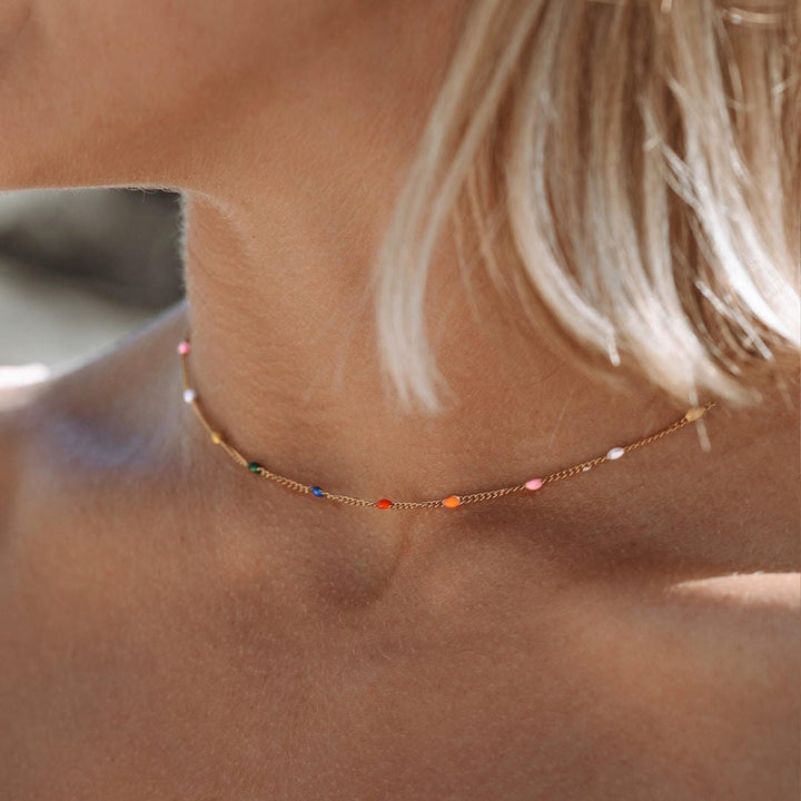 Choker Multicolore Aloha Tropical