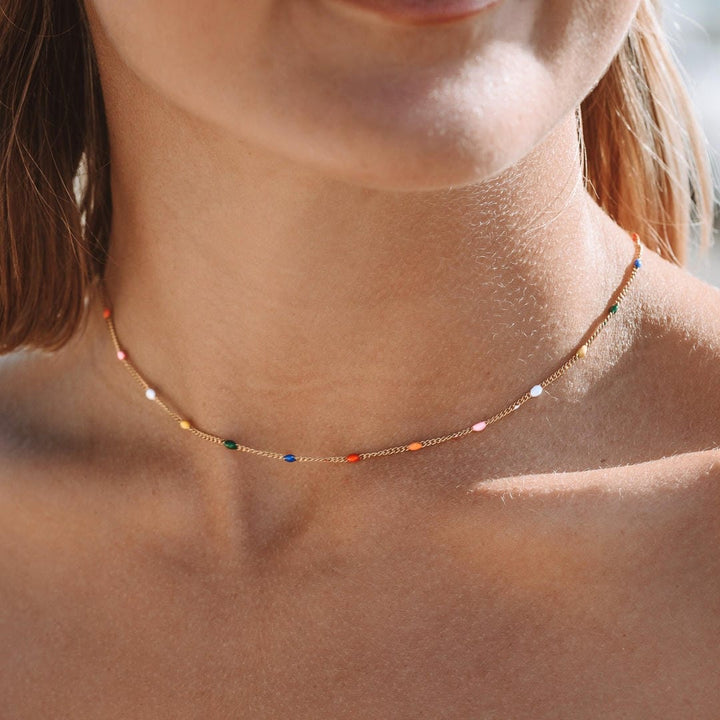 Choker Multicolore Aloha Tropical
