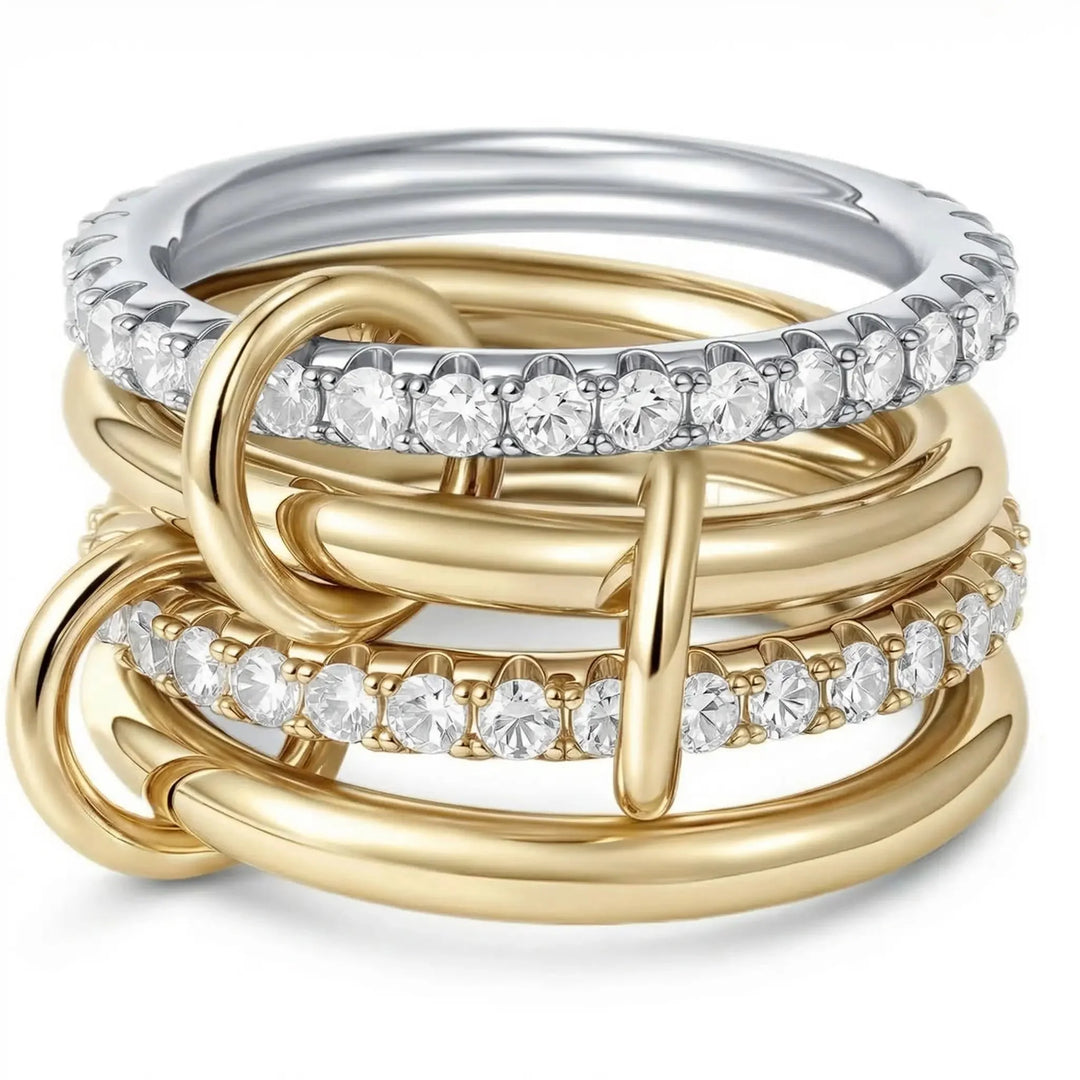 Bague Eterna en Cristal Empilable