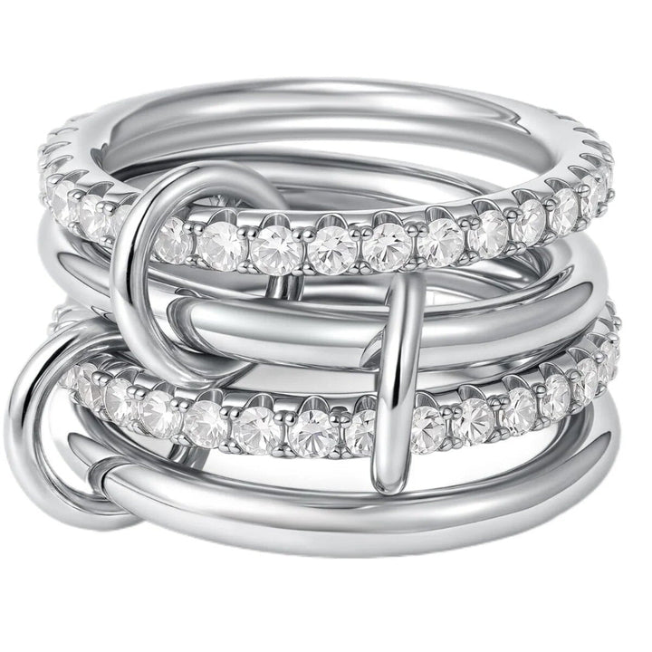 Bague Eterna en Cristal Empilable