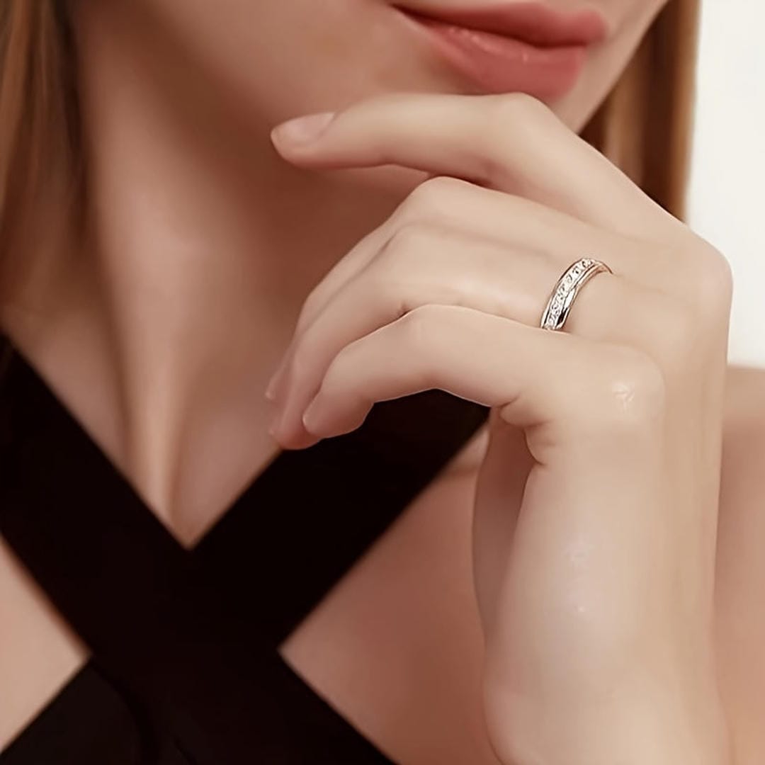 Bague en titane Princess Channel