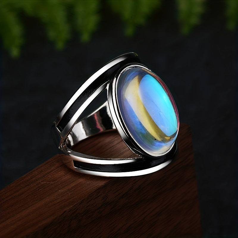 Bague en argent ornée d&