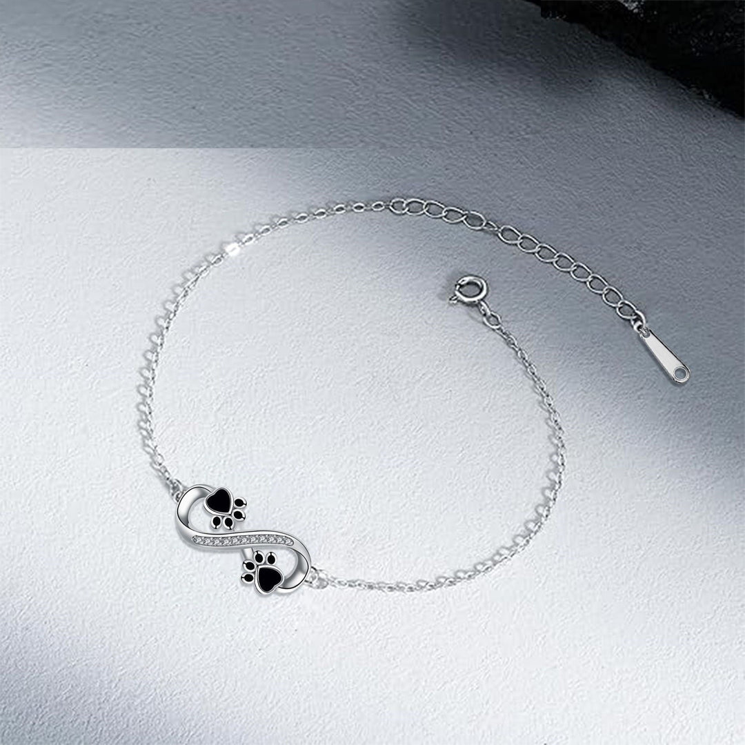 Pendentif Infini en Bracelet Patte d&