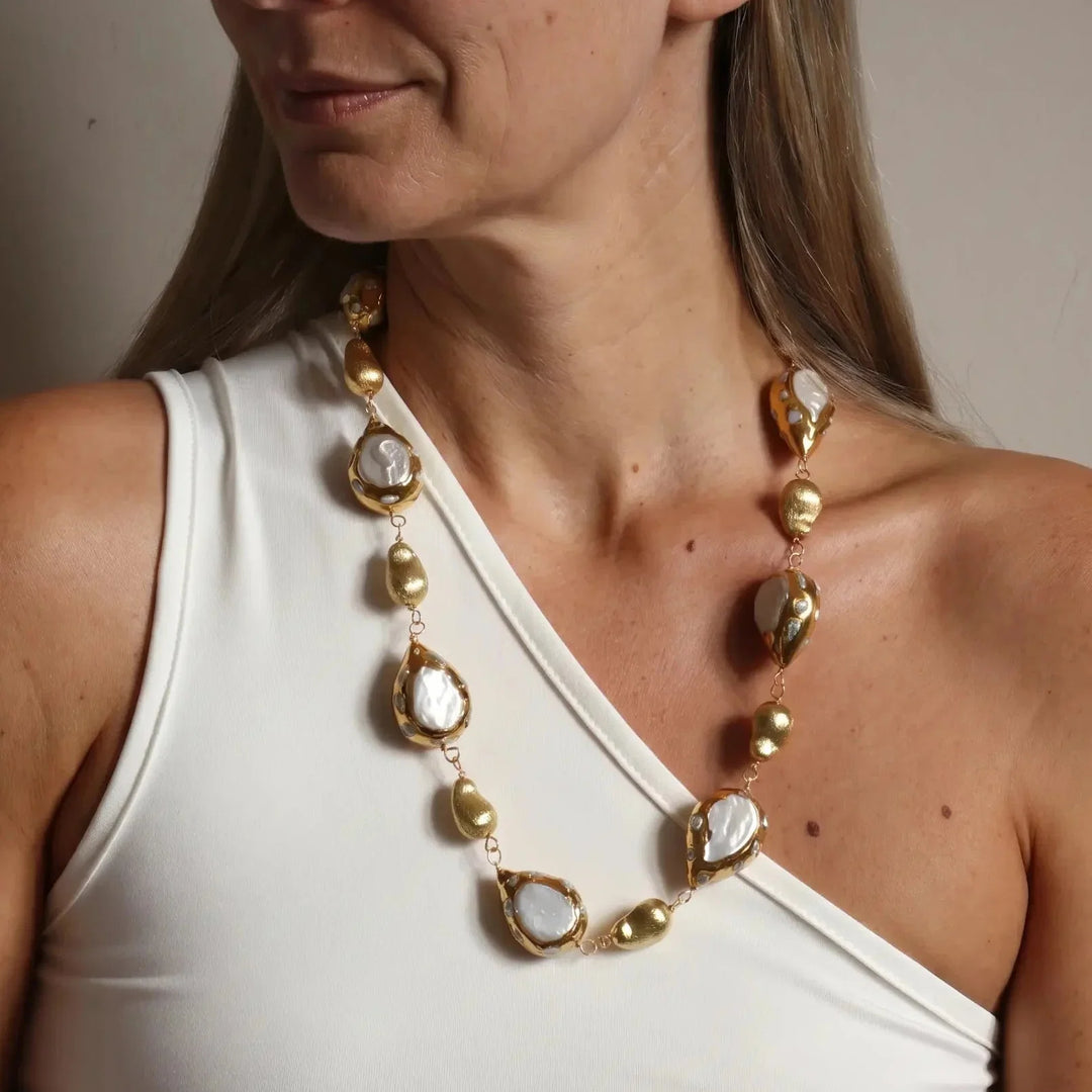 Collier Goutte de Perle FluxFlicker
