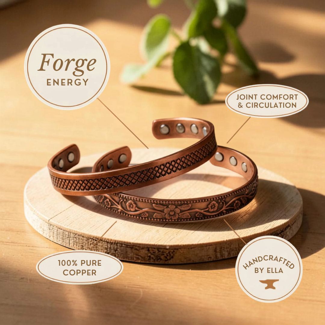 Ensemble de bracelets en cuivre Ella