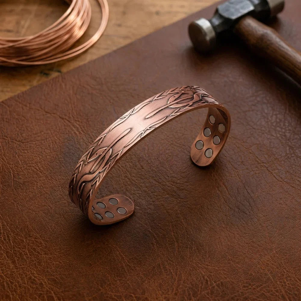 Bracelet en cuivre Ember Frond