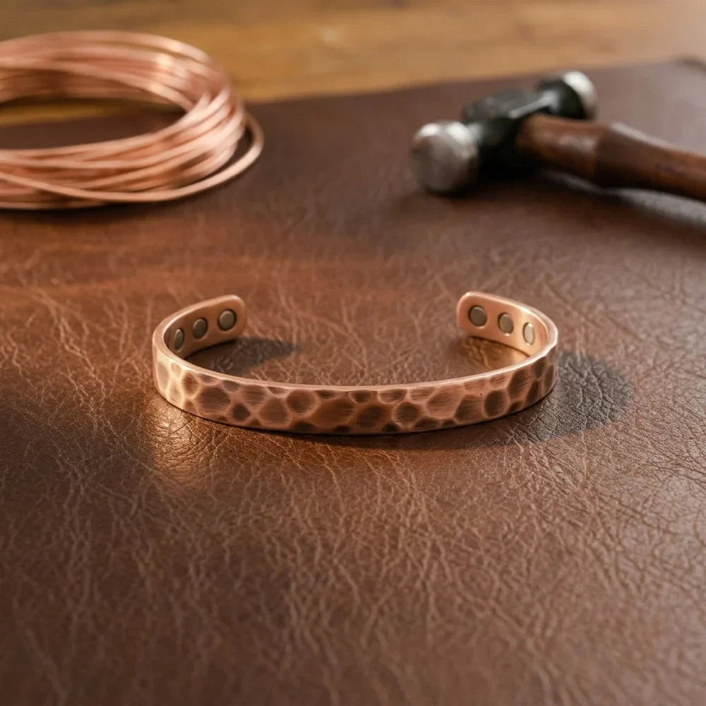 Bracelet en cuivre Aster Furrow