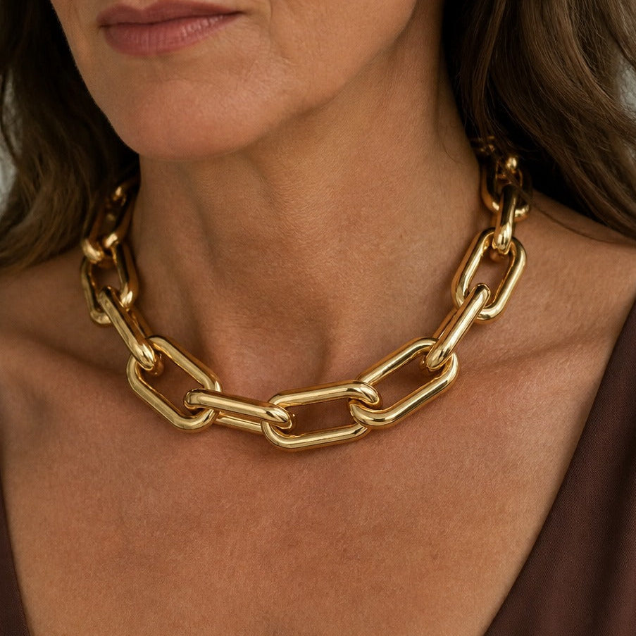 Collier en chaîne d&