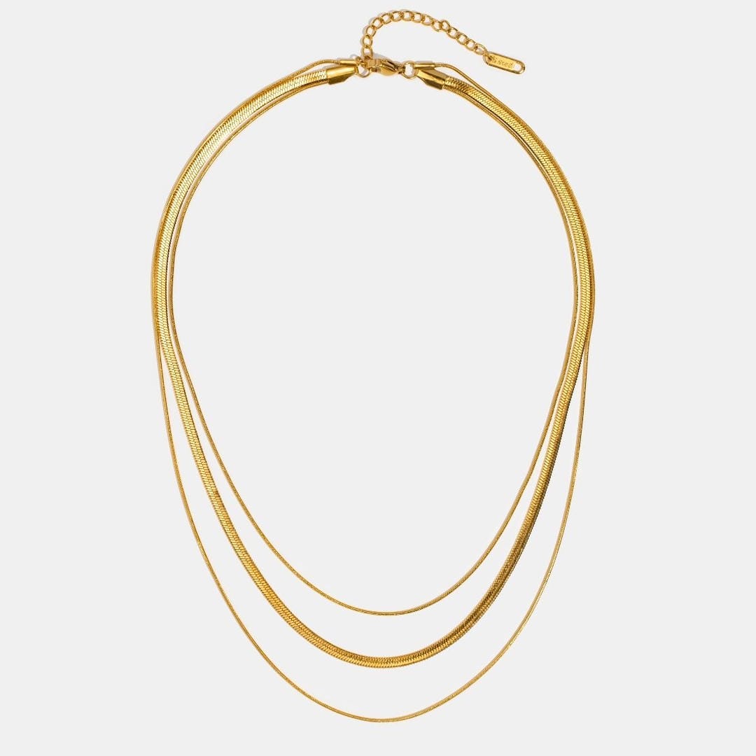 Collier en Or à Multi-Couches