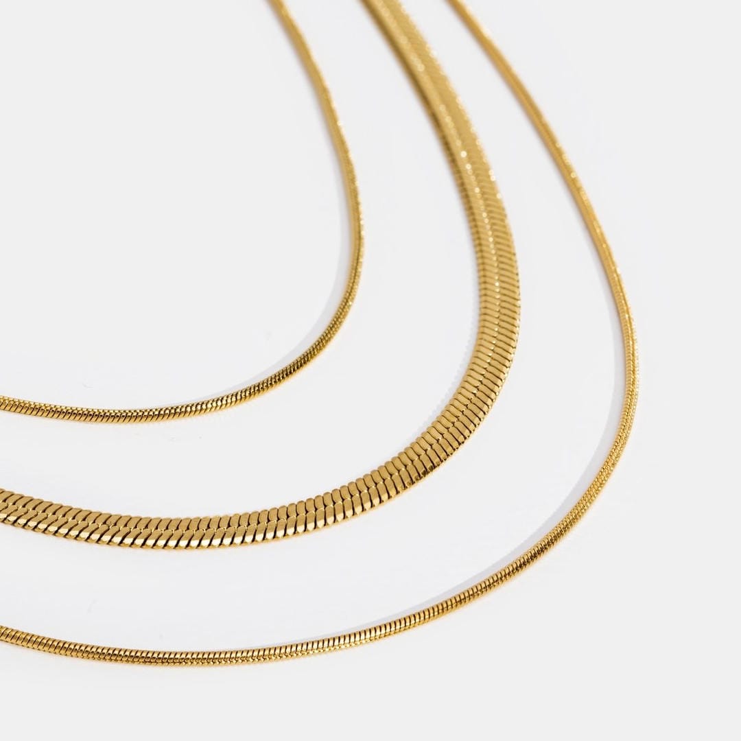 Collier en Or à Multi-Couches
