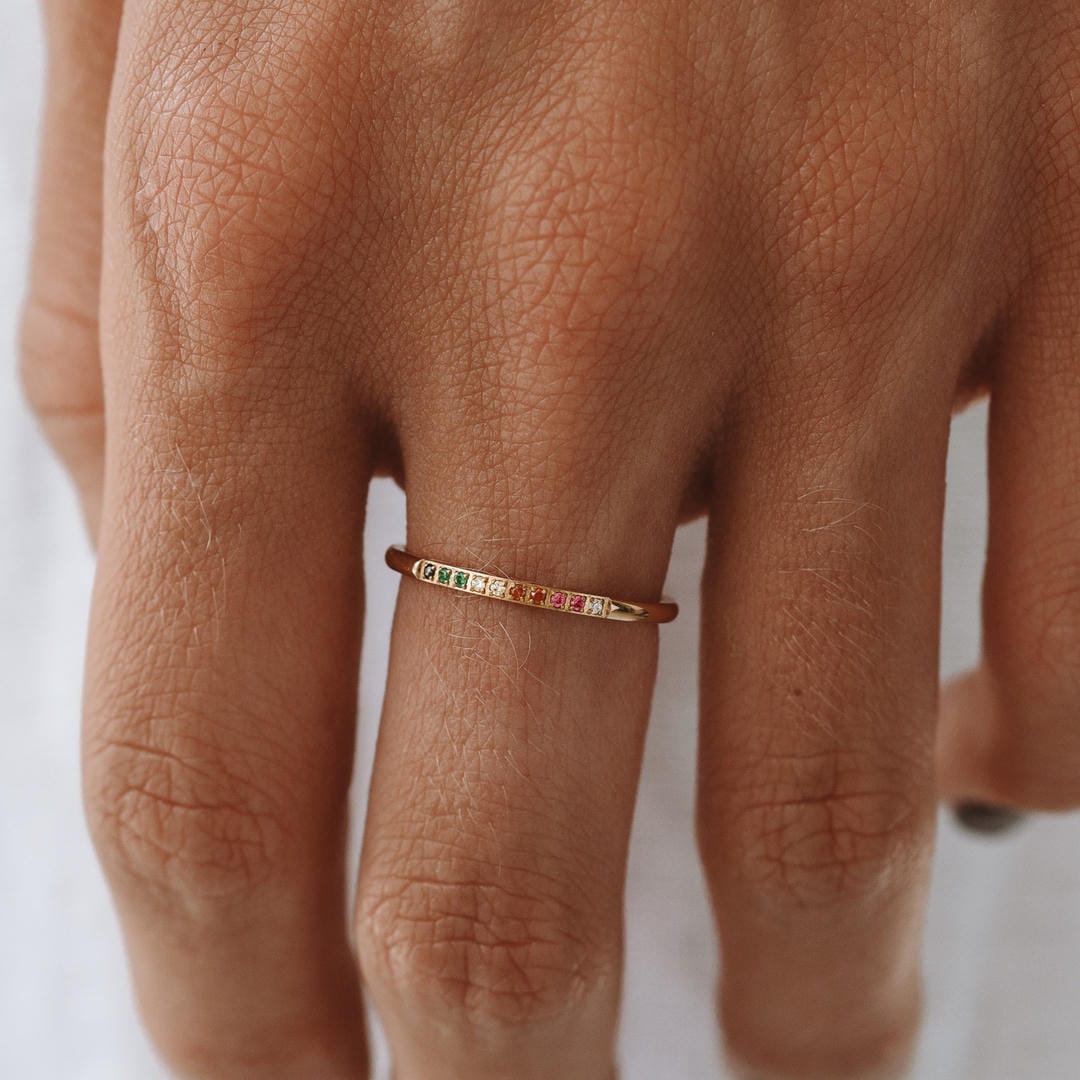 Bague Déclaration Heure Dorée